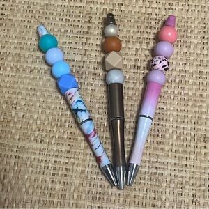 3 Beaded Pens for $15